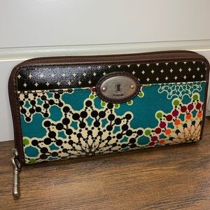 Fossil Zip Around Wallet